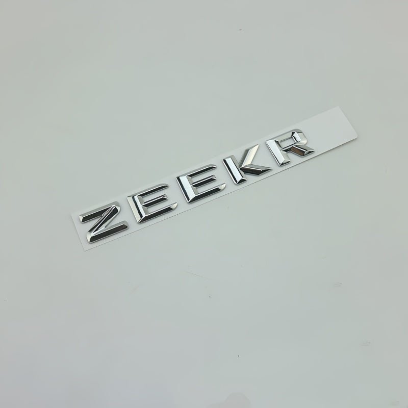 Gloss‑Black Rear Emblem Badge Sticker for Zeekr 7GT - NICE EVS
