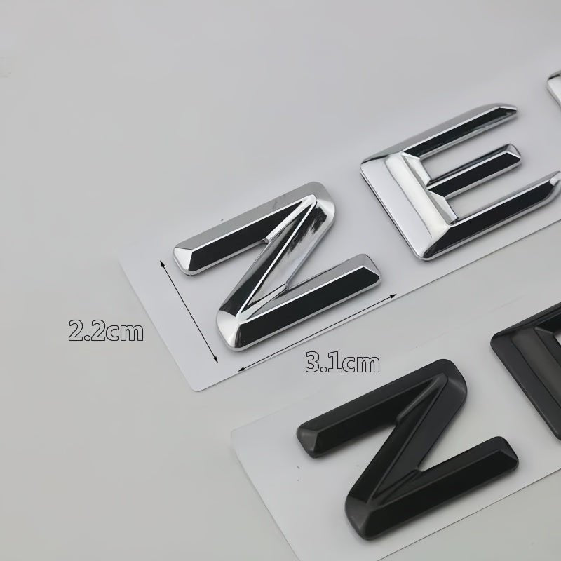 Gloss‑Black Rear Emblem Badge Sticker for Zeekr 7GT - NICE EVS