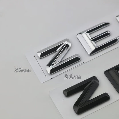 Gloss‑Black Rear Emblem Badge Sticker for Zeekr 7GT - NICE EVS