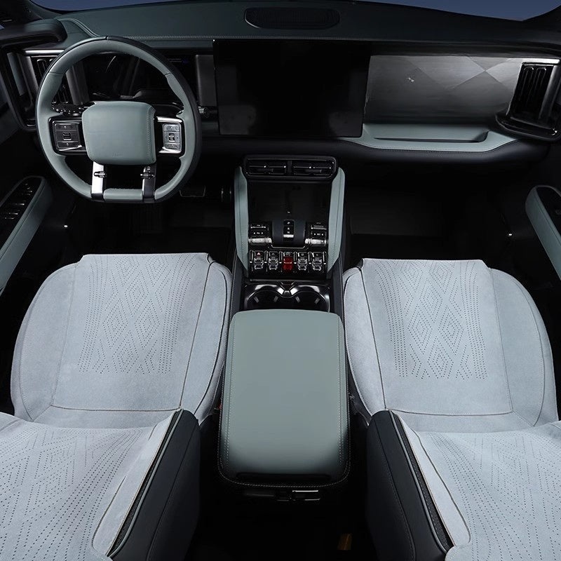 Half Coverage Suede Seat Covers for BYD Leopard 5 & Denza B5 - NICE EVS