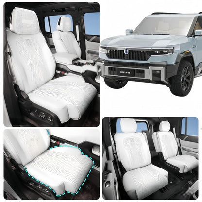 Half Coverage Suede Seat Covers for Denza B8 & BYD Leopard 8 - NICE EVS