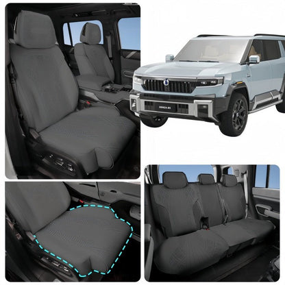 Half Coverage Suede Seat Covers for Denza B8 & BYD Leopard 8 - NICE EVS