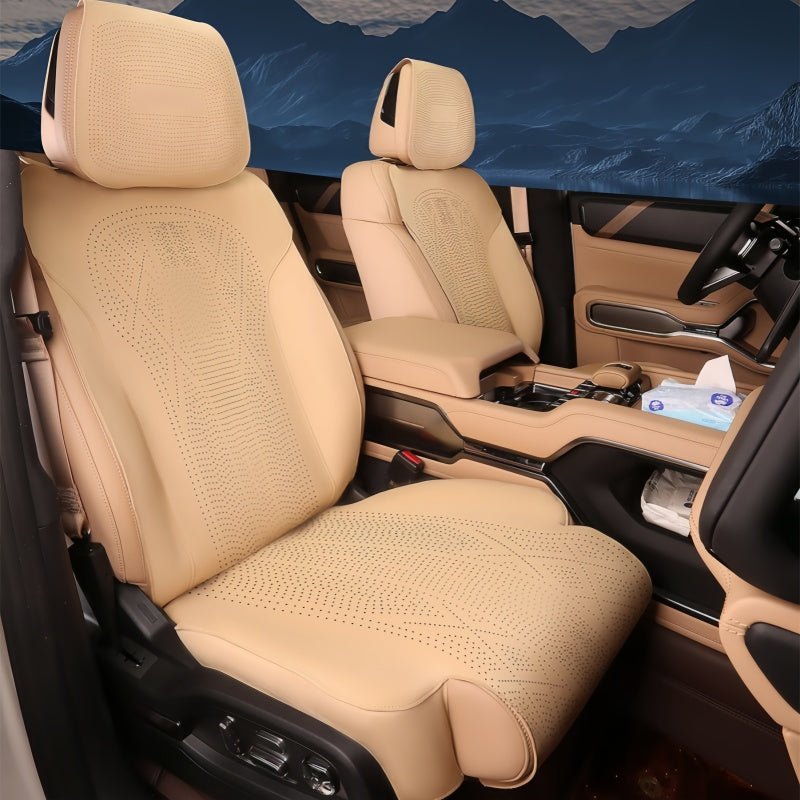 Half Coverage Suede Seat Covers for Denza B8 & BYD Leopard 8 - NICE EVS
