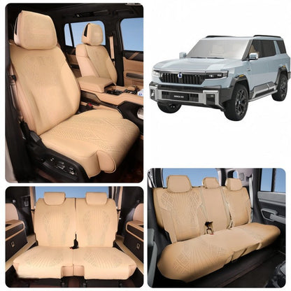 Half Coverage Suede Seat Covers for Denza B8 & BYD Leopard 8 - NICE EVS