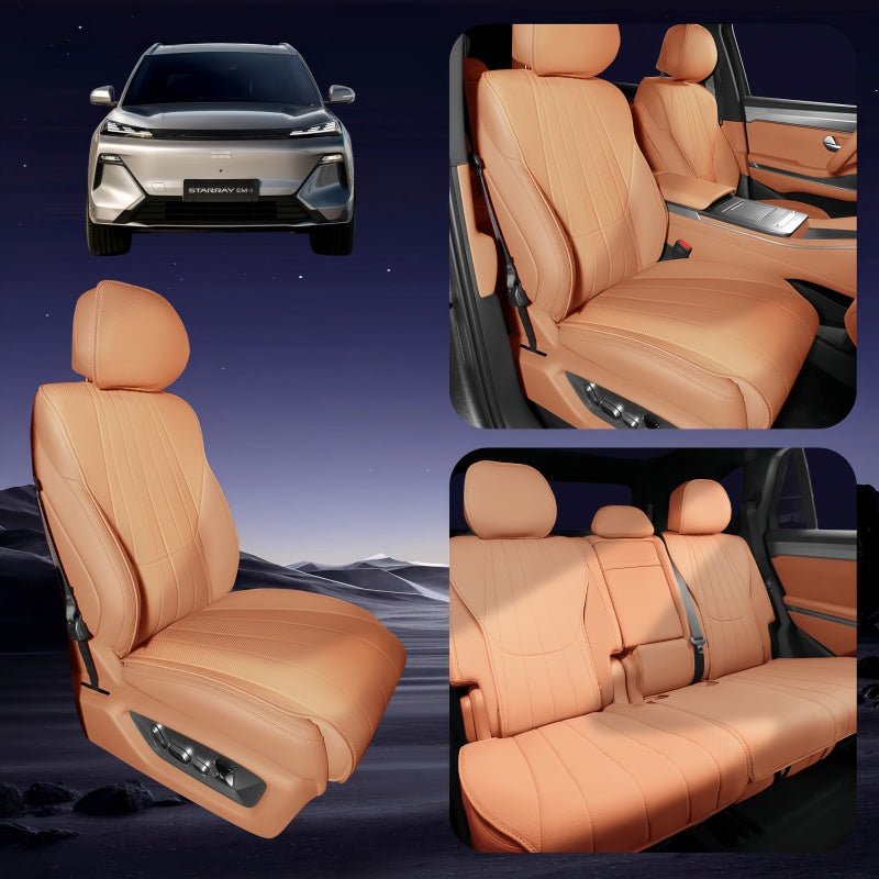 Half-Wrapped Breathable Seat Covers for Geely Starray EM-i / EX5 EM-i - NICE EVS