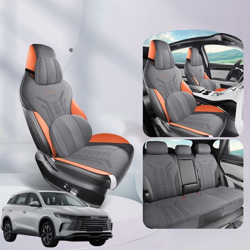 Half-Wrapped Full Set Seat Covers for BYD Sealion 5 DM-i - NICE EVS
