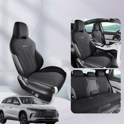 Half-Wrapped Full Set Seat Covers for BYD Sealion 5 DM-i - NICE EVS