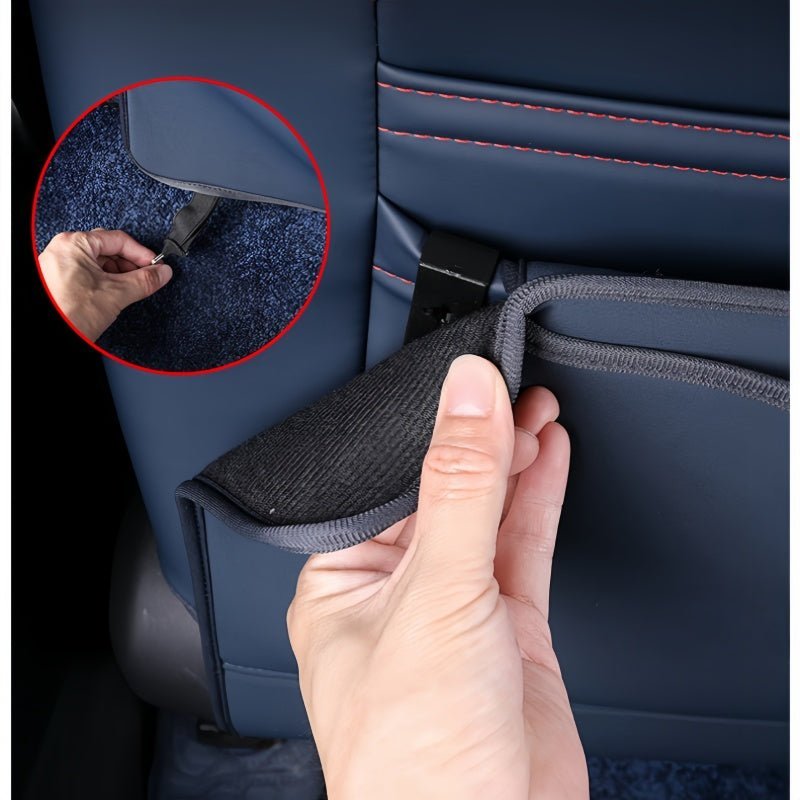Half-Wrapped Leather Seat Back Kick Mat for BYD Atto 3 2023-2026 - NICE EVS