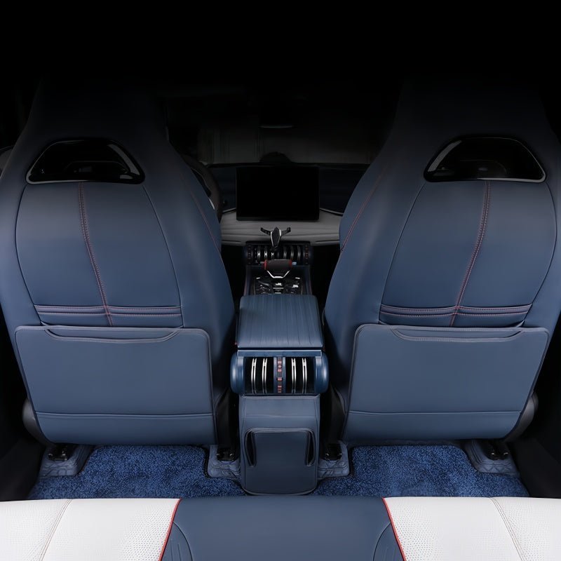 Half-Wrapped Leather Seat Back Kick Mat for BYD Atto 3 2023-2026 - NICE EVS