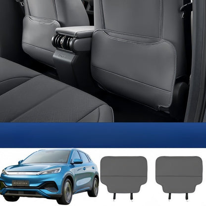 Half-Wrapped Leather Seat Back Kick Mat for BYD Atto 3 2023-2026 - NICE EVS