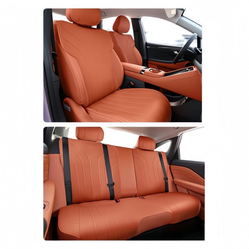 Half-Wrapped Napa Leather Seat Covers for Aion RT - NICE EVS