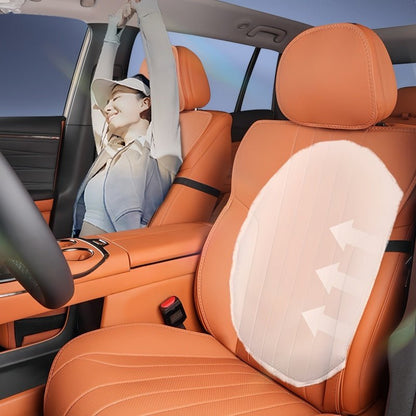 Half-Wrapped Napa Leather Seat Covers for Aion V - NICE EVS