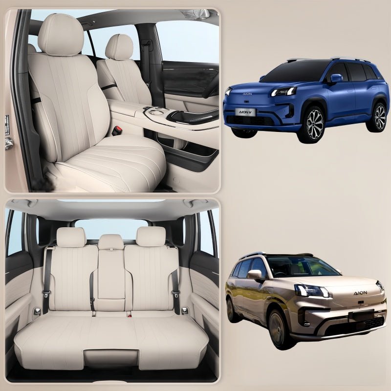 Half-Wrapped Napa Leather Seat Covers for Aion V - NICE EVS