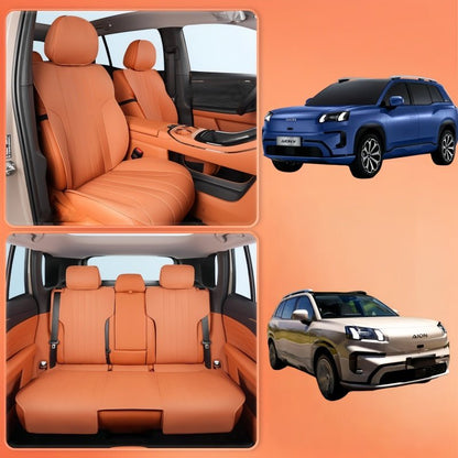 Half-Wrapped Napa Leather Seat Covers for Aion V - NICE EVS