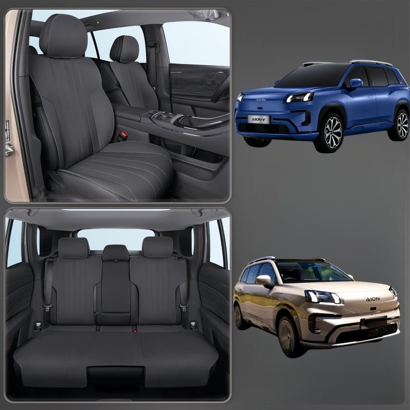 Half-Wrapped Napa Leather Seat Covers for Aion V - NICE EVS