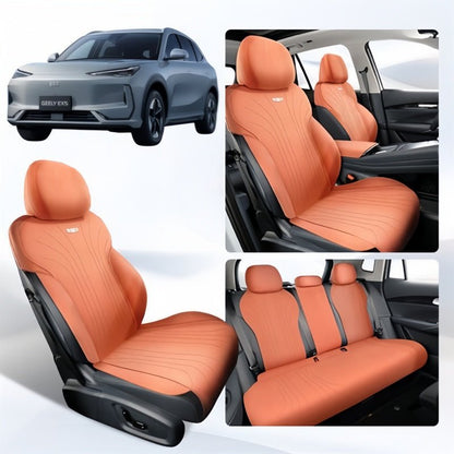 Half - Wrapped Premium Suede Car Seat Covers for Geely EX5 - NICE EVS