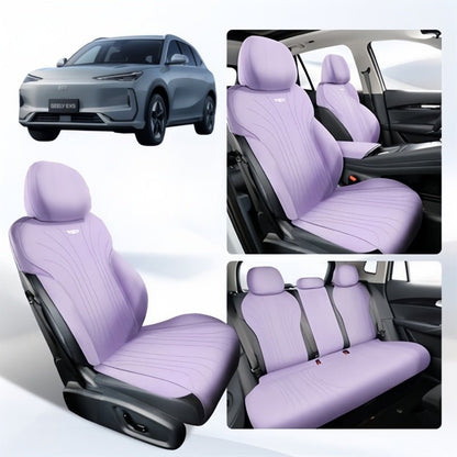 Half - Wrapped Premium Suede Car Seat Covers for Geely EX5 - NICE EVS