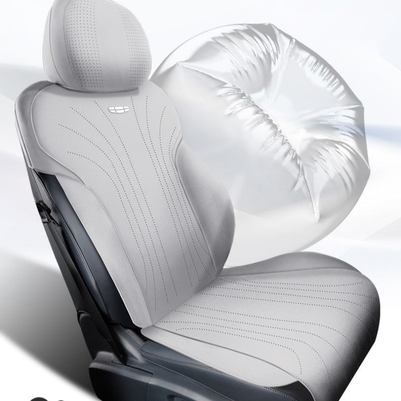 Half - Wrapped Premium Suede Car Seat Covers for Geely EX5 - NICE EVS