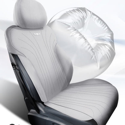 Half - Wrapped Premium Suede Car Seat Covers for Geely EX5 - NICE EVS