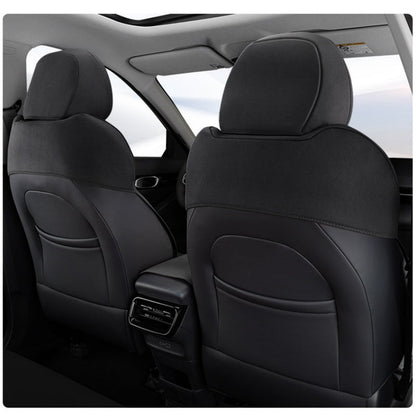 Half - Wrapped Premium Suede Car Seat Covers for Geely EX5 - NICE EVS