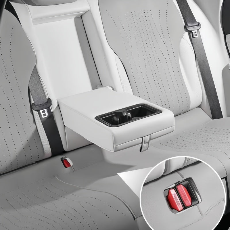 Half - Wrapped Premium Suede Car Seat Covers for Geely EX5 EM - i - NICE EVS