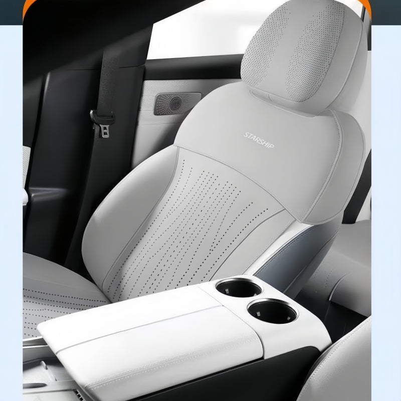 Half - Wrapped Premium Suede Seat Covers for Geely Starray EM - i - NICE EVS