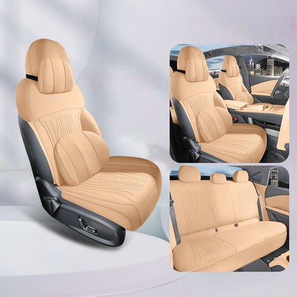 Half - Wrapped Premium Suede Seat Covers for Geely Starray EM - i - NICE EVS
