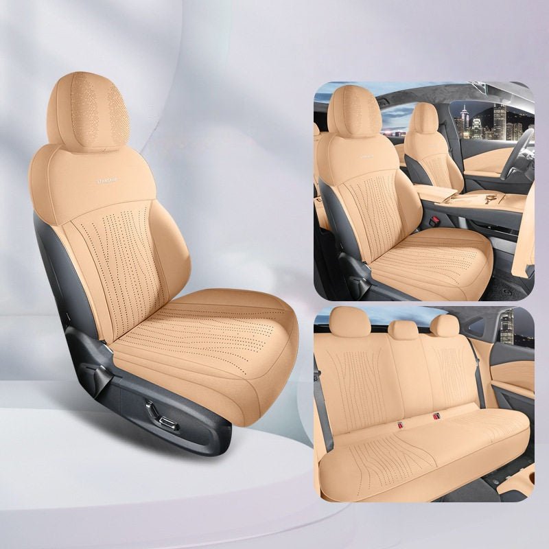 Half - Wrapped Premium Suede Seat Covers for Geely Starray EM - i - NICE EVS