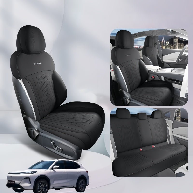 Half - Wrapped Premium Suede Seat Covers for Geely Starray EM - i - NICE EVS
