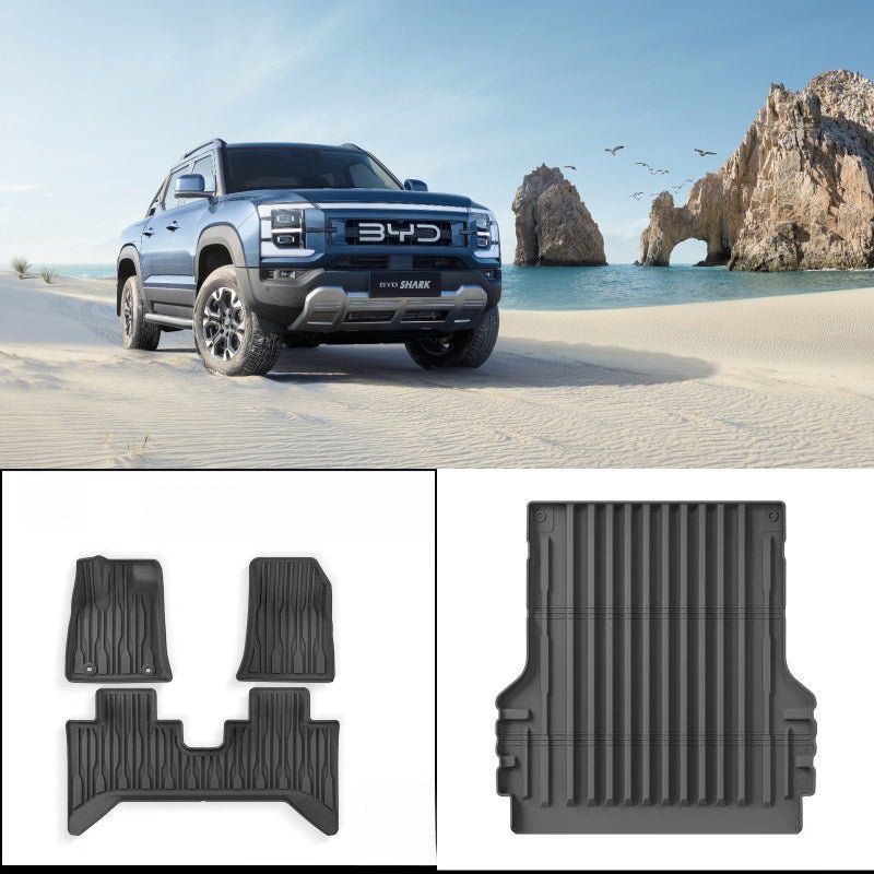 High-Performance TPE Floor MATS & Trunk /Bed Mat For BYD Shark 6 - NICE EVS