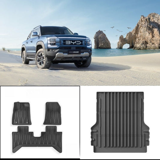 High-Performance TPE Floor MATS & Trunk /Bed Mat For BYD Shark 6 - NICE EVS