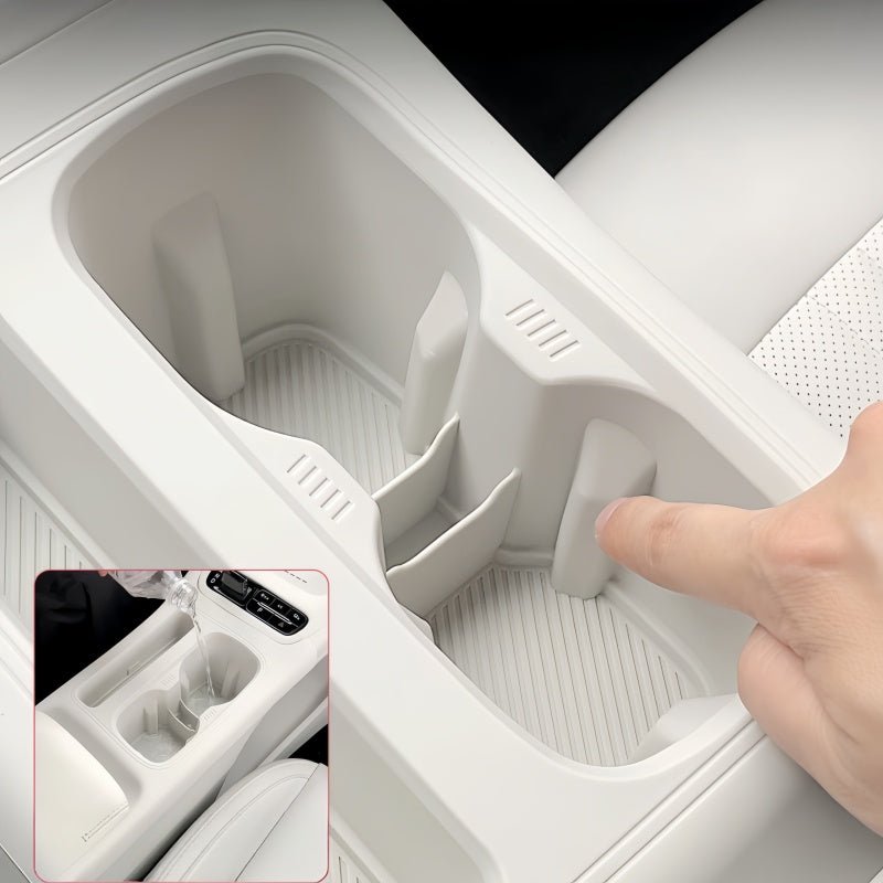 Integrated Silicone Mat for Cup & Phone Slot for Geely E2/EX2 - NICE EVS
