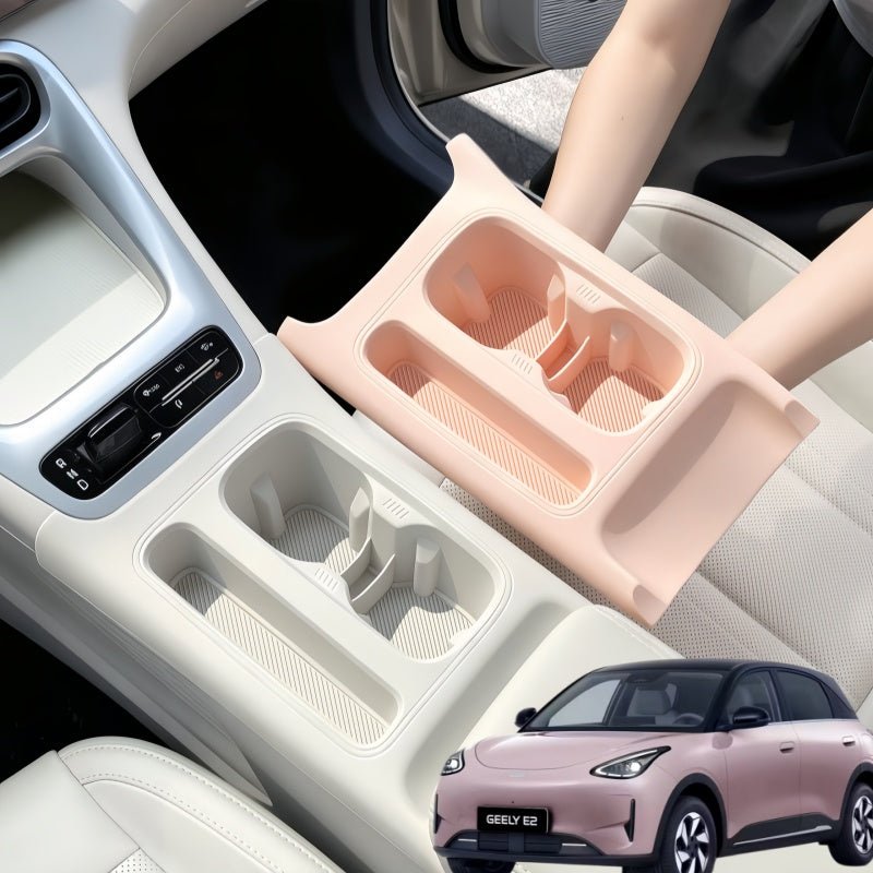 Integrated Silicone Mat for Cup & Phone Slot for Geely E2/EX2 - NICE EVS