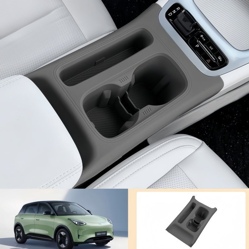 Integrated Silicone Mat for Cup & Phone Slot for Geely E2/EX2 - NICE EVS