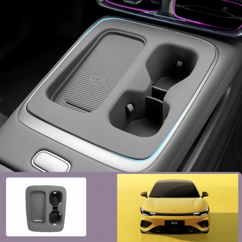 Integrated Silicone Pad for Charger & Cup Holder Leapmotor B05 - NICE EVS