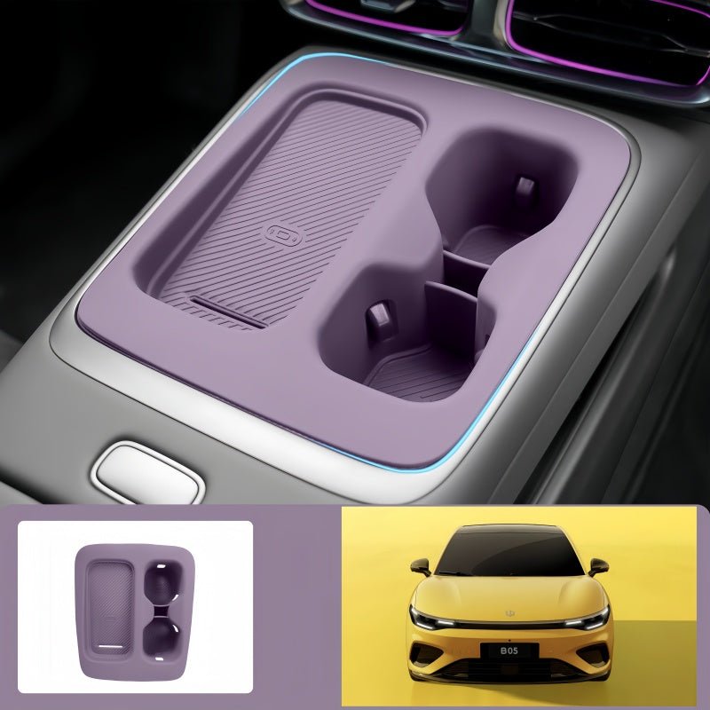 Integrated Silicone Pad for Charger & Cup Holder Leapmotor B05 - NICE EVS