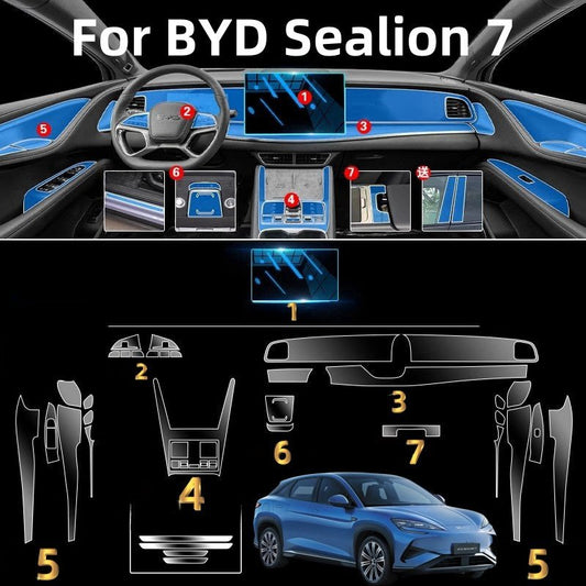 Interior TPU Protective Film for BYD Sealion 7 - NICE EVS