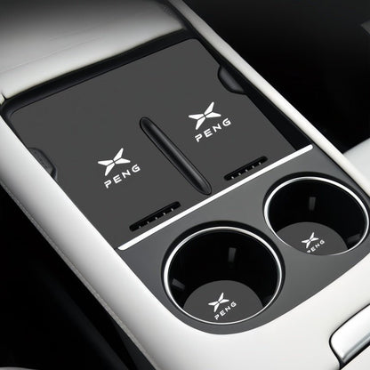 Leather Car Water Coaster Slot Non-Slip Mat for 2023-2026 Xpeng G6 - NICE EVS