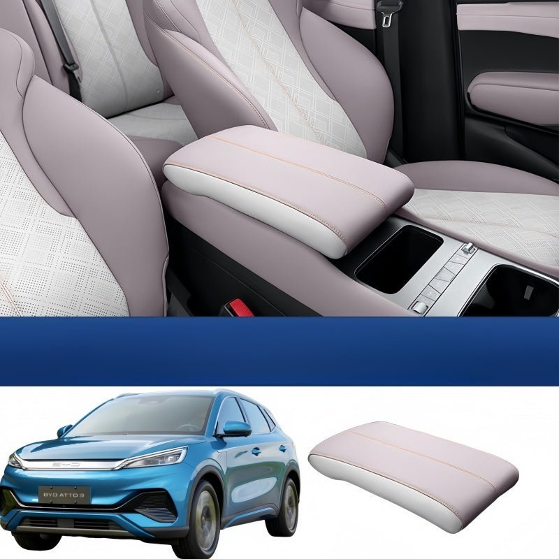 Leather Center Armrest Cover Protector for BYD ATTO 3 - NICE EVS