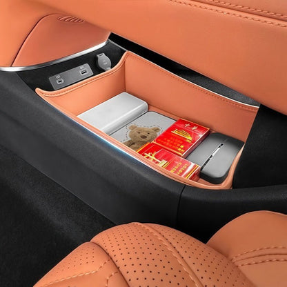 Leather Console Lower Storage Box for BYD Sealion 7 - NICE EVS