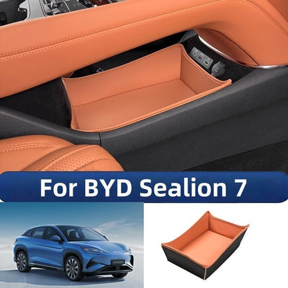 Leather Console Lower Storage Box for BYD Sealion 7 - NICE EVS