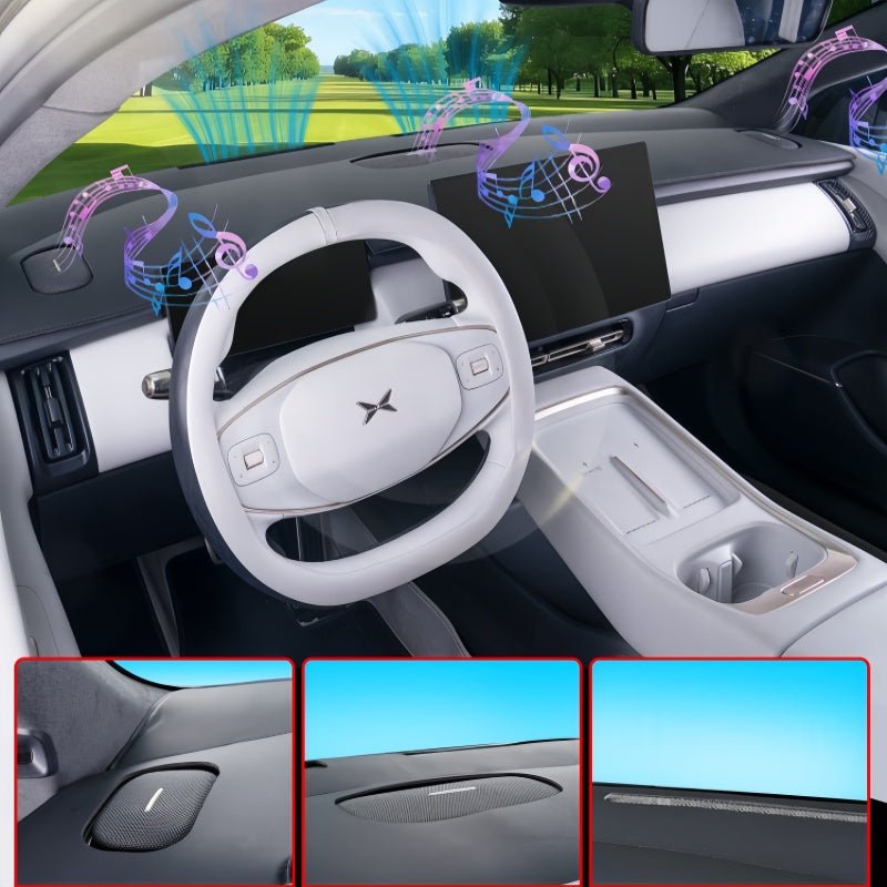 Leather Dashboard Anti-Glare Mat for 2024-2026 XPENG P7+ - NICE EVS