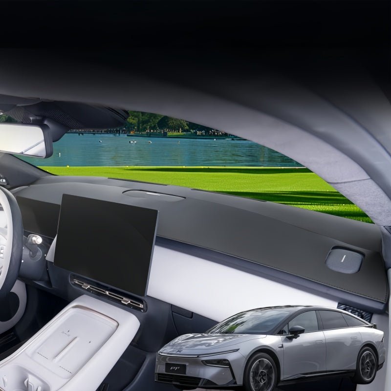 Leather Dashboard Anti-Glare Mat for 2024-2026 XPENG P7+ - NICE EVS