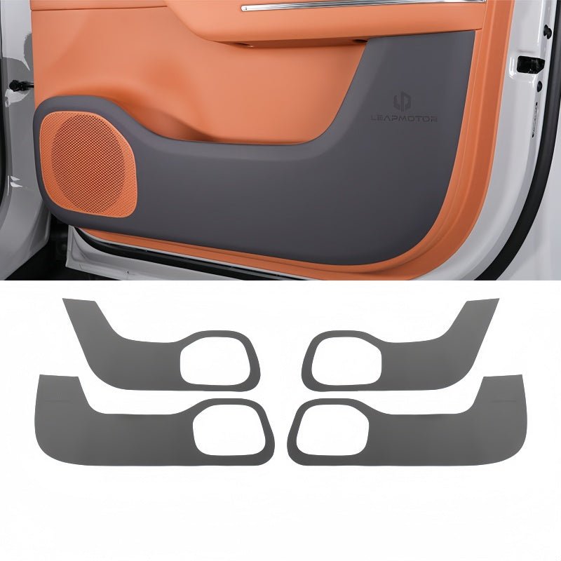 Leather Door Anti - Kick Panel Protector for Leapmotor C10 - NICE EVS
