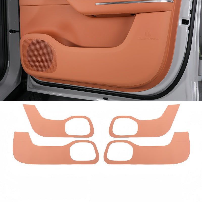 Leather Door Anti - Kick Panel Protector for Leapmotor C10 - NICE EVS
