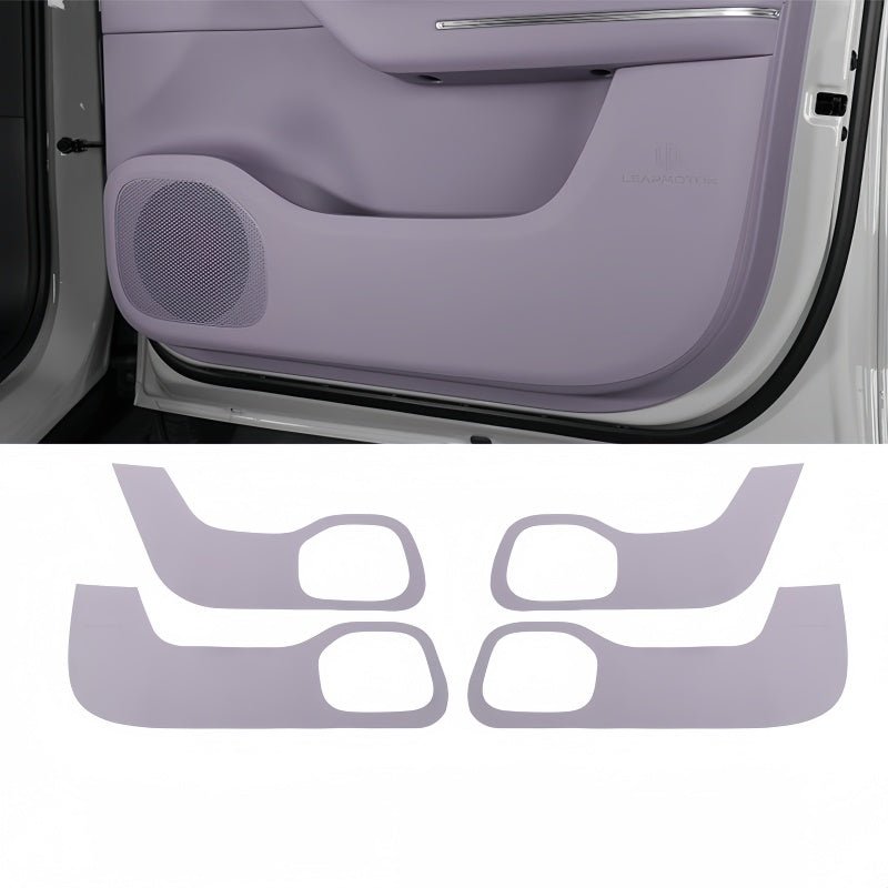 Leather Door Anti - Kick Panel Protector for Leapmotor C10 - NICE EVS