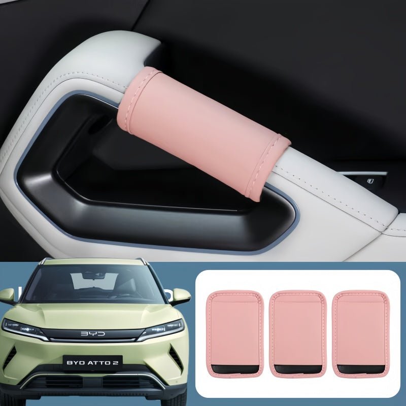 Leather Door Handle Cover for BYD ATTO 2 - NICE EVS