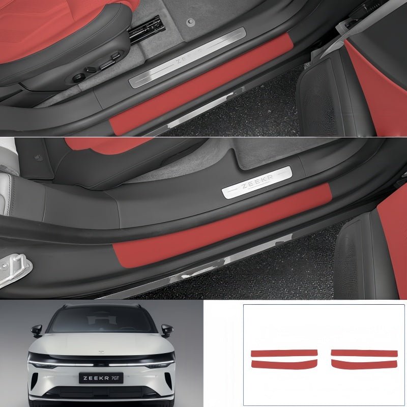 Leather Door Sill Protector for 2026 Zeekr 7GT - NICE EVS