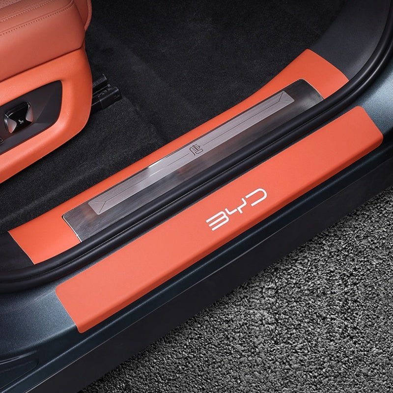 Leather Door Sill Protector for BYD Sealion 8 / ATTO 8 - NICE EVS