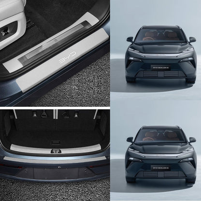 Leather Door Sill Protector for BYD Sealion 8 / ATTO 8 - NICE EVS